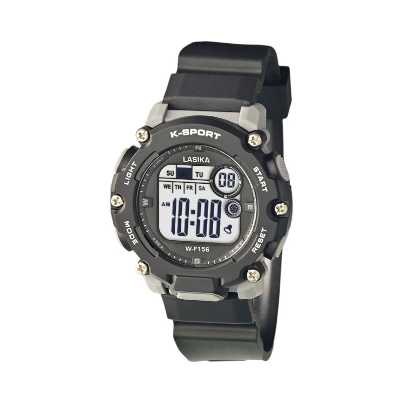 Ψηφιακό ρολόι χειρός - WF156 - Lasika - 115143 - Black/Grey