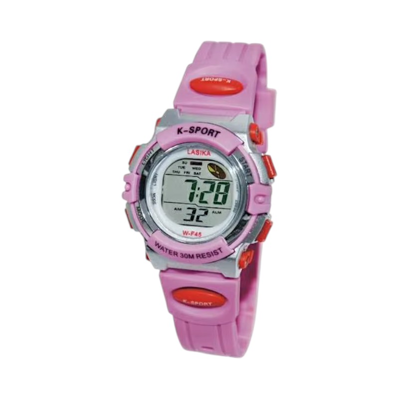 Ψηφιακό ρολόι χειρός - WF45 - Lasika - 115148 - Pink/Red