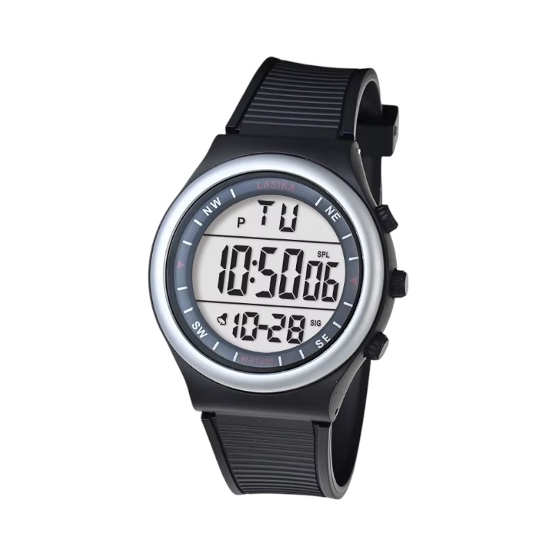 Ψηφιακό ρολόι χειρός - WF7005 - Lasika - 115158 - Black/Silver